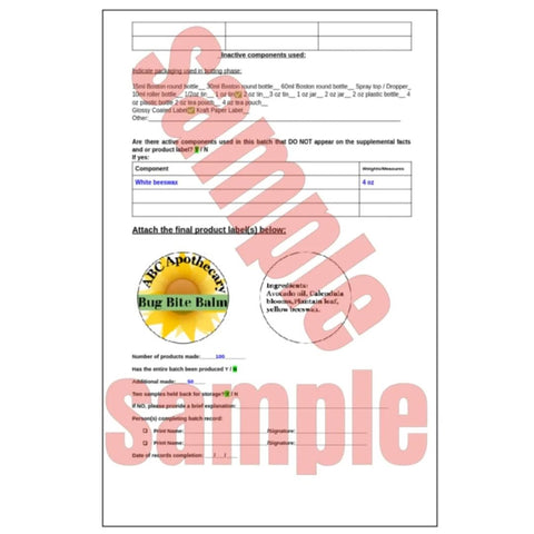 Getting Started With Compliance - Record Keeping- PDF – She Is Of The Woods